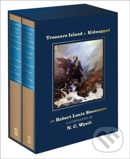 Kniha: Treasure Island & Kidnapped (Robert Louis Stevenson). Abbeville, 2021