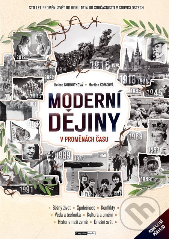 Kniha: Moderní dějiny v proměnách času (Helena Kohoutková a Martina Komsová). Computer Media, 2026