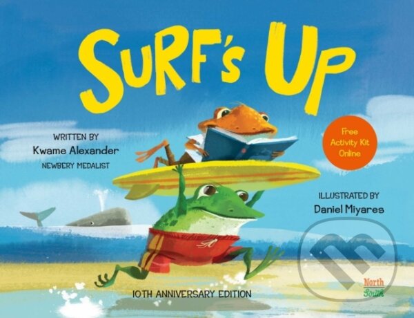 Kniha: Surf's Up! (Daniel Miyares a Kwame Alexander). North-South Books, 2026