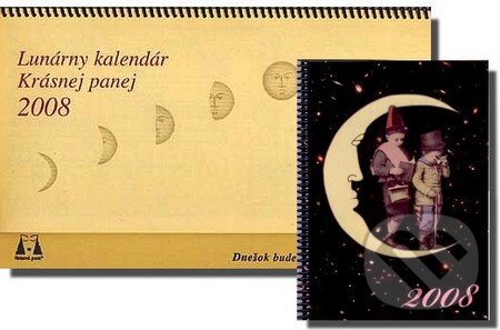 Lunárny kalendár Krásnej panej 2008 + publikácia Krásná paní - Žofie Kanyzová, Krásná paní, 2007