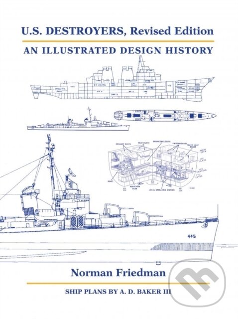 Kniha: U.S. Destroyers, Revised Edition (Norman a PhD. Friedman). Naval Institute, 2021
