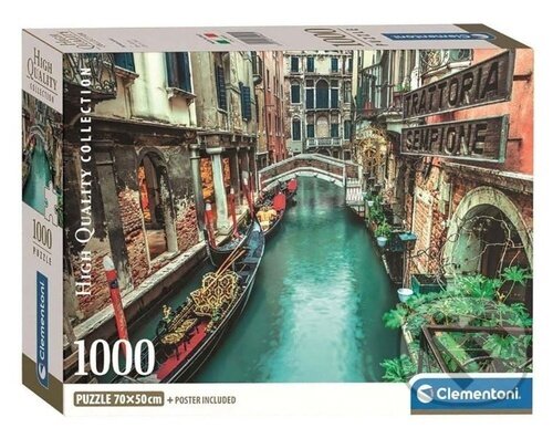 Puzzle: Puzzle Benátský kanál 1000 dílků (Clementoni). Clementoni, 2026