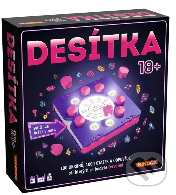 Společenská hra: Desítka 18+ (Mindok). Mindok, 2026