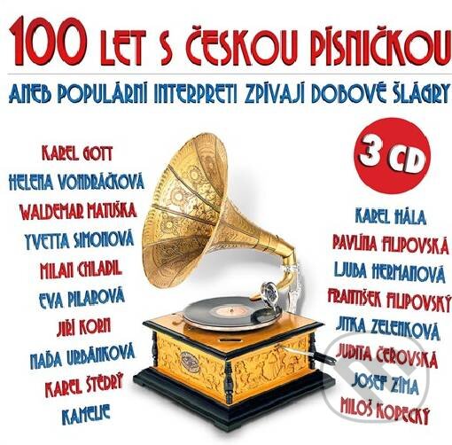 Levně Hlavní strana Hudba Česká tvorba Pop / Rock 100 let s českou písničkou aneb populární interpreti 100 let s českou písničkou aneb populární interpreti