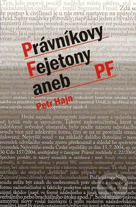 Levně Právníkovy fejetony aneb PF - Petr Hajn - kniha z kategorie Beletria