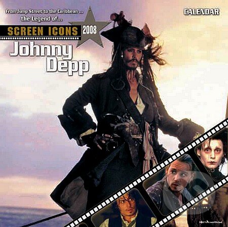 Screen Ikons Johny Depp 2008 - nástěnný kalendář (Cure Pink). Cure Pink, 2007