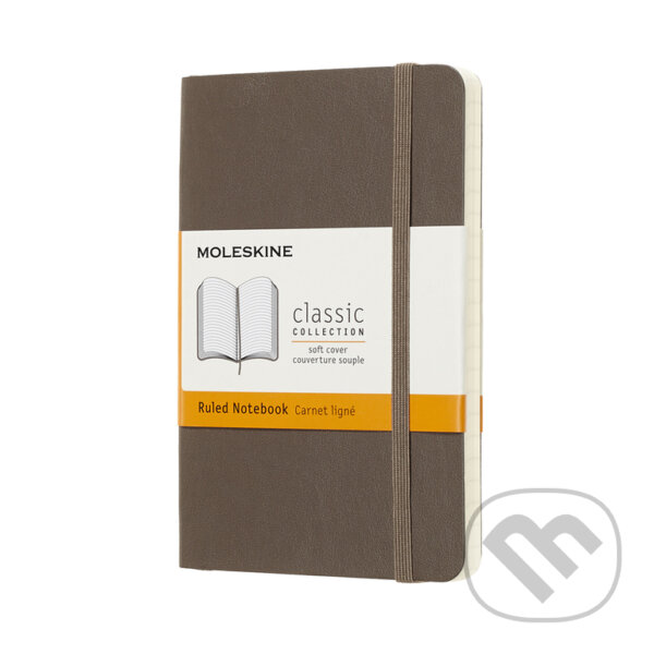 Levně Moleskine - zápisník hnedý (malý, linajkovaný)