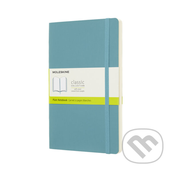 Levně Moleskine - zápisník svetlomodrý (stredný, čistý)