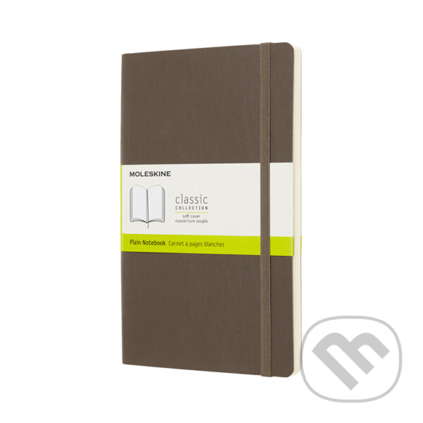 Levně Moleskine - zápisník hnedý (stredný, čistý)