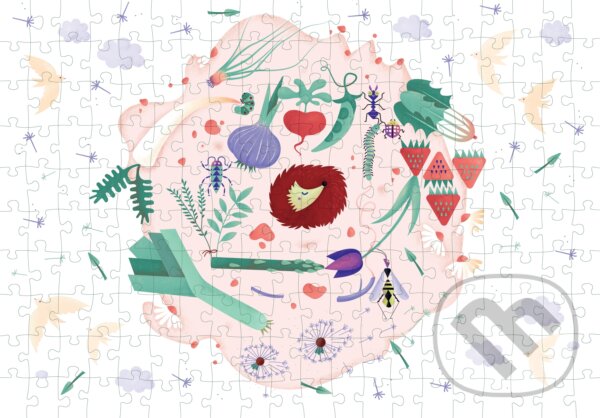 Levně Zuzana Bartová: Jarná záhrada (Ilustrované puzzle) - puzzle z kategorie Umelecké