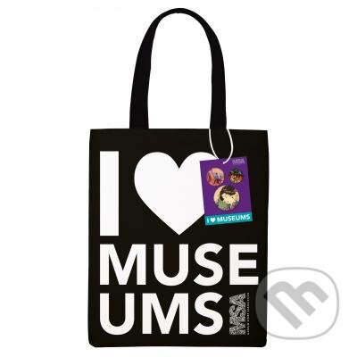 Levně I Heart Museums Tote - Galison Mudpuppy