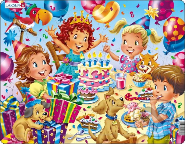 Levně Narodeninová party (US40) - puzzle z kategorie Náučné puzzle