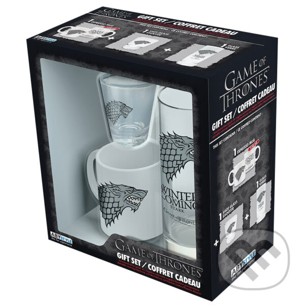 Levně Darčekový set Game of Thrones - Stark 4
