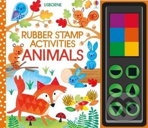 Levně Rubber Stamp Activities Animals - Fiona Watt, Candice Whatmore (ilustrácie) - kniha z kategorie Pre deti a mládež