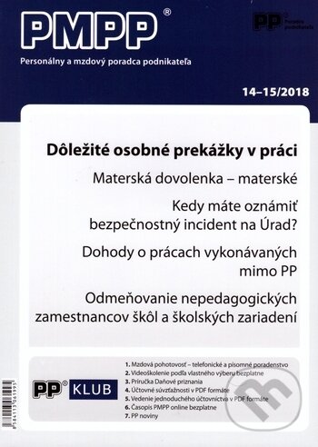 PMPP 14-15/2018, Poradca podnikateľa, 2018