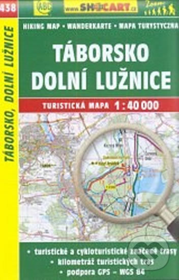 Levně Táborsko, Dolní Lužnice 1:40 000 (Turistická mapa 438)