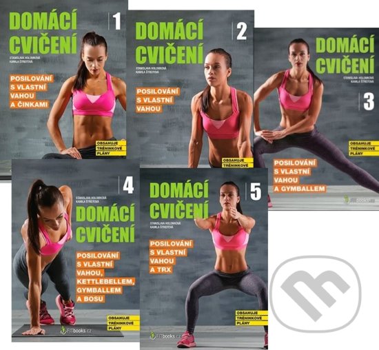 Levně Domácí cvičení 1-5 (komplet) - Stanislava Holomková, Kamila Štreitová - kniha z kategorie Individuálne športy