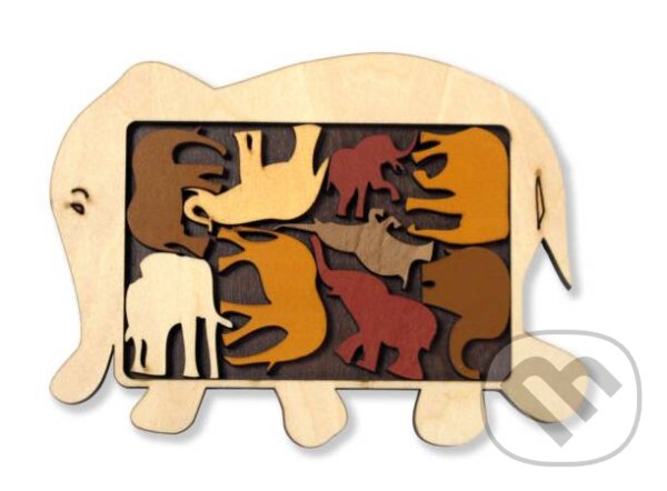 Levně RECENTTOYS Elephant Parade - hra z kategorie Karty, hlavolamy