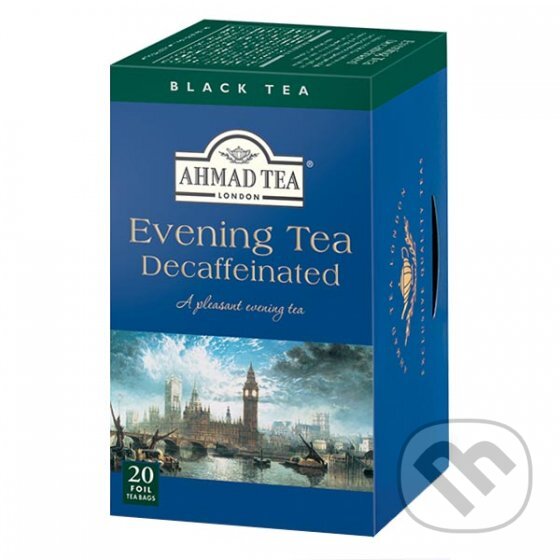 Čierny čaj Decaffeinated Evening (bez kofeínu), AHMAD TEA, 2018