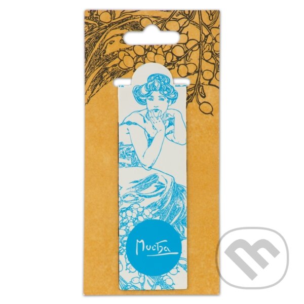 Levně Magnetická záložka Alfons Mucha – Topaz