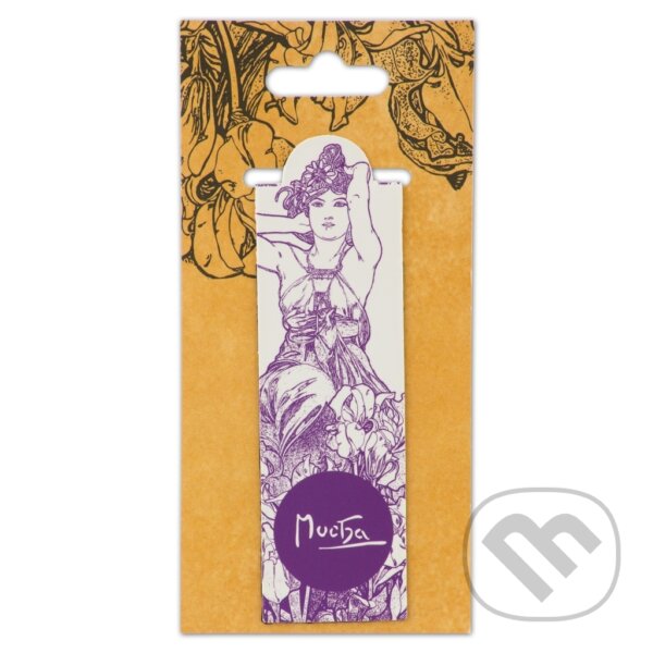 Levně Magnetická záložka Alfons Mucha – Amethyst