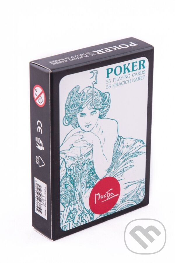 Poker karty Alfons Mucha, Presco Group, 2017