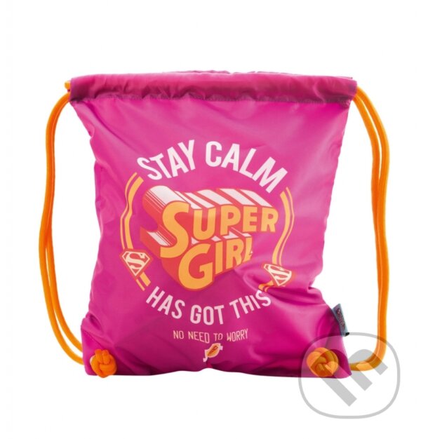 Levně Sáček na obuv Supergirl – Stay calm