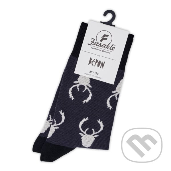 Levně Ponožky Jeleň (Unisex veľkosť M 39 - 42)