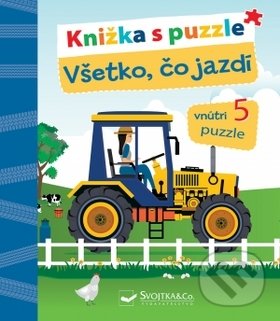 Levně Knižka s puzzle: Všetko, čo jazdí - Laura Teller - kniha z kategorie Naučné knihy