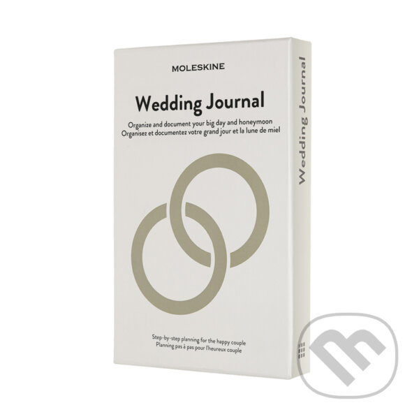 Levně Moleskine - zápisník Passion Wedding journal (stredný, biely)