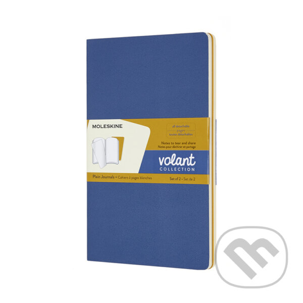 Levně Moleskine - sada 2 zápisníkov Volant (žltý a modrý)