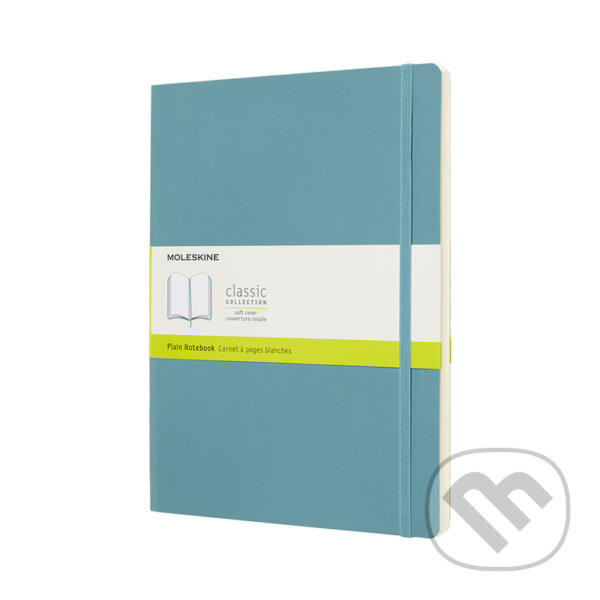Levně Moleskine - zápisník svetlomodrý (veľký, čistý)