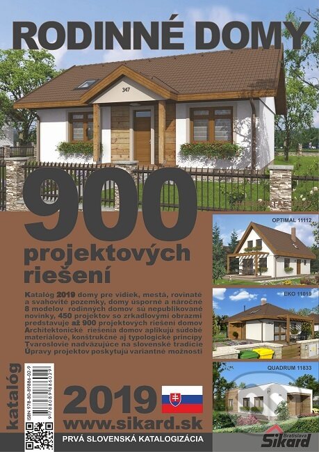 Levně Rodinné domy 2019 (900 projektových riešení)