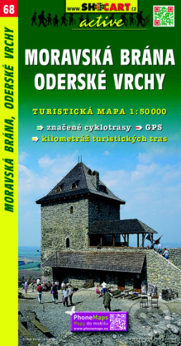 Levně Moravská brána, Oderské vrchy 1:50.000 (Turistická mapa 68)