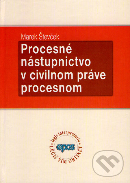 Kniha Procesné nástupníctvo v civilnom práve procesnom