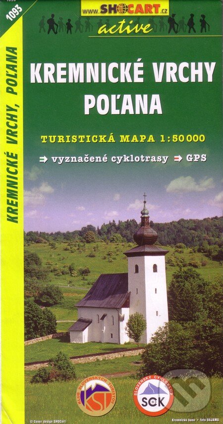 Levně Kremnické vrchy, Poľana 1:50 000 (Turistická mapa 1093)