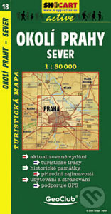 Levně Okolí Prahy, sever 1:50 000