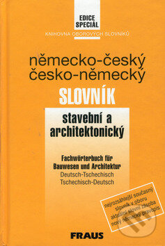 Kniha Německo-český, česko-německý slovník stavební a architektury