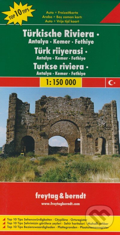 Levně Türkische Riviera /Antalya-Kemer-Fethiye/ 1:150 000
