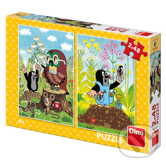 Levně Krtek na mýtině - puzzle z kategorie 15 – 60 dielikov
