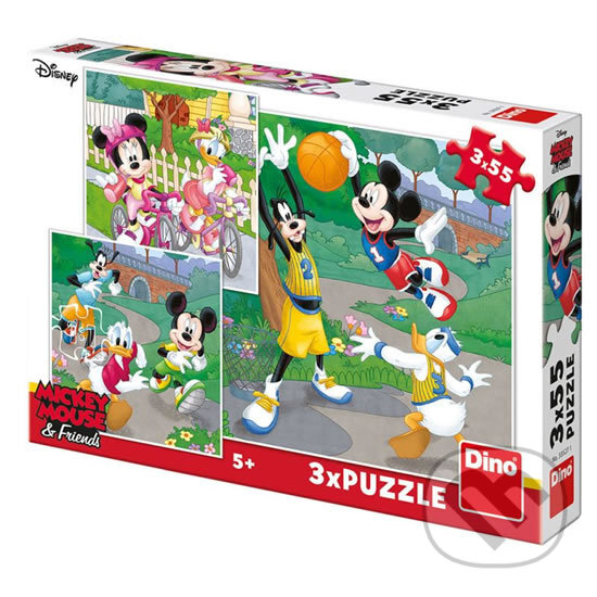 Levně Mickey a Minnie sportovci - puzzle z kategorie Disney