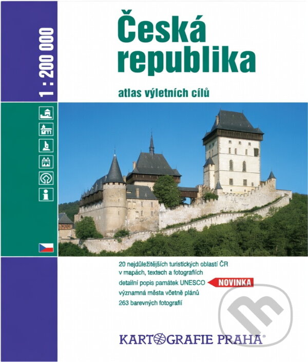 Kniha: Česká republika atlas výletních cílů 1:200 000 (Mojmír Šlachta). , 2004