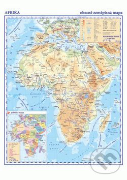 Levně Afrika - příruční obecně zeměpisná mapa A3/1:33 mil.