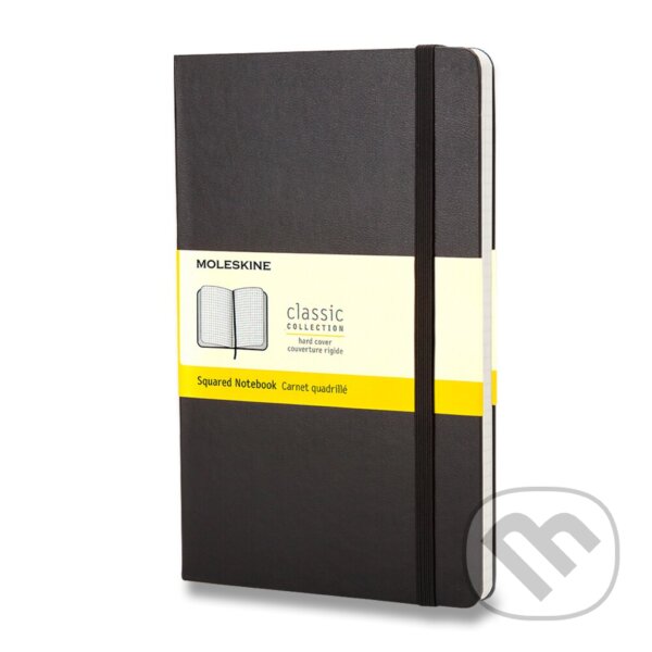 Levně Moleskine - malý štvorčekovaný zápisník (čierny)