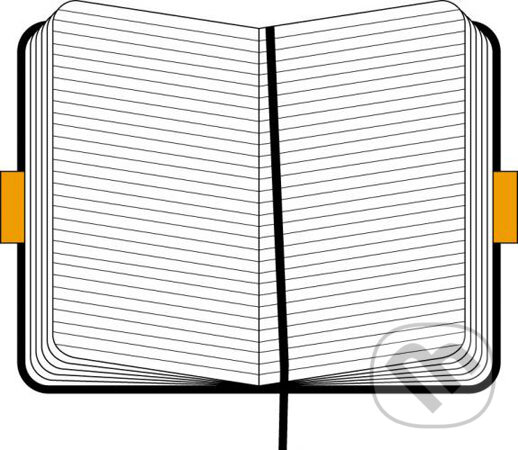 Levně Moleskine - stredný linajkový zápisník (čierny) (pevná väzba)