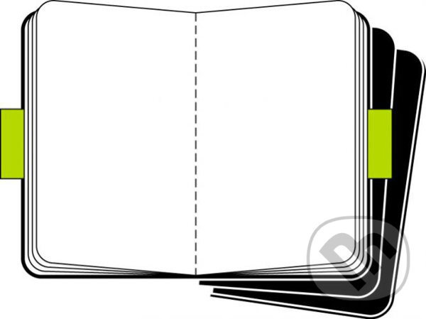 Levně Moleskine - sada 3 malých čistých notesov (čierna väzba)