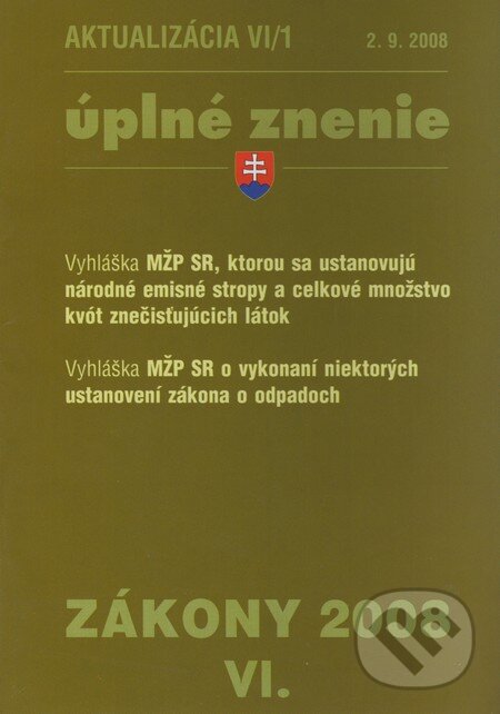 Vyhláška MŽP SR, Poradca s.r.o., 2008