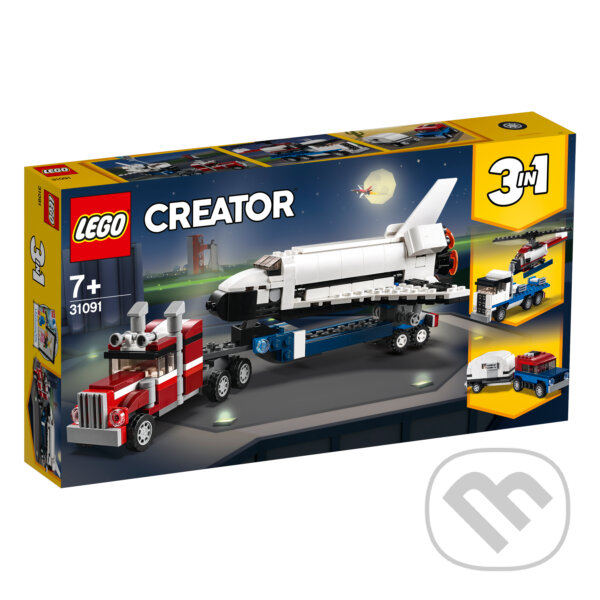 LEGO Creator 31091 Kamión na prepravu raketoplánu, LEGO, 2019