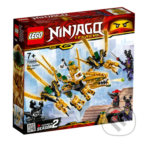 LEGO Ninjago 70666 Zlatý drak, LEGO, 2019