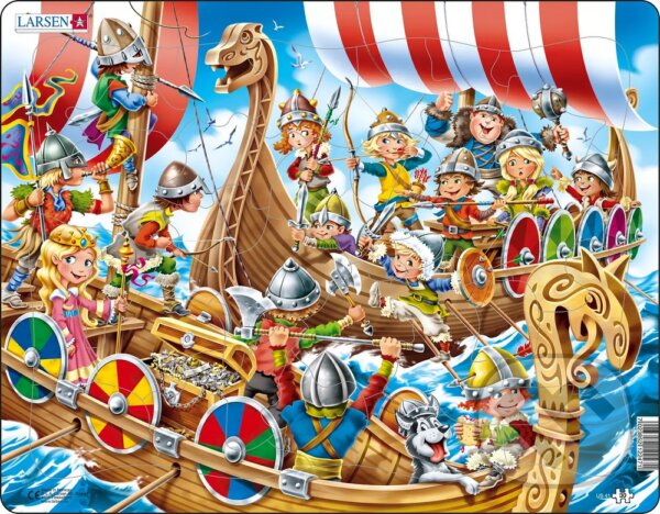 Levně Vikingovia (US41) - puzzle z kategorie Náučné puzzle